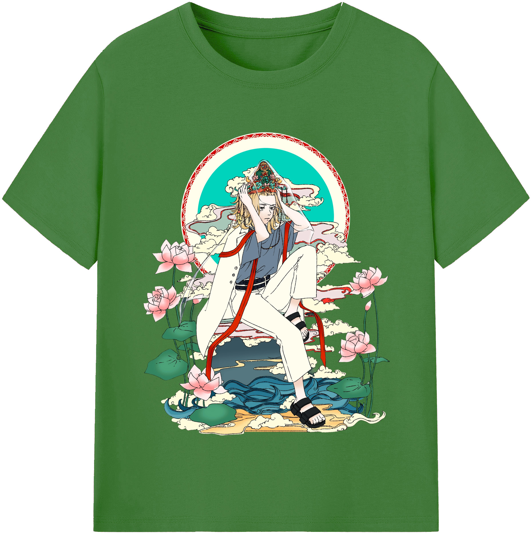 （画像用） 東京リベンジャーズ Tokyo Revengers レディースカジュアルプリントTシャツ（綿100％）